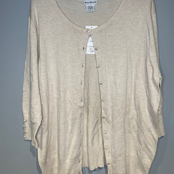 BonWorth Sweaters - NWT Bon Worth Cardigan Button Front